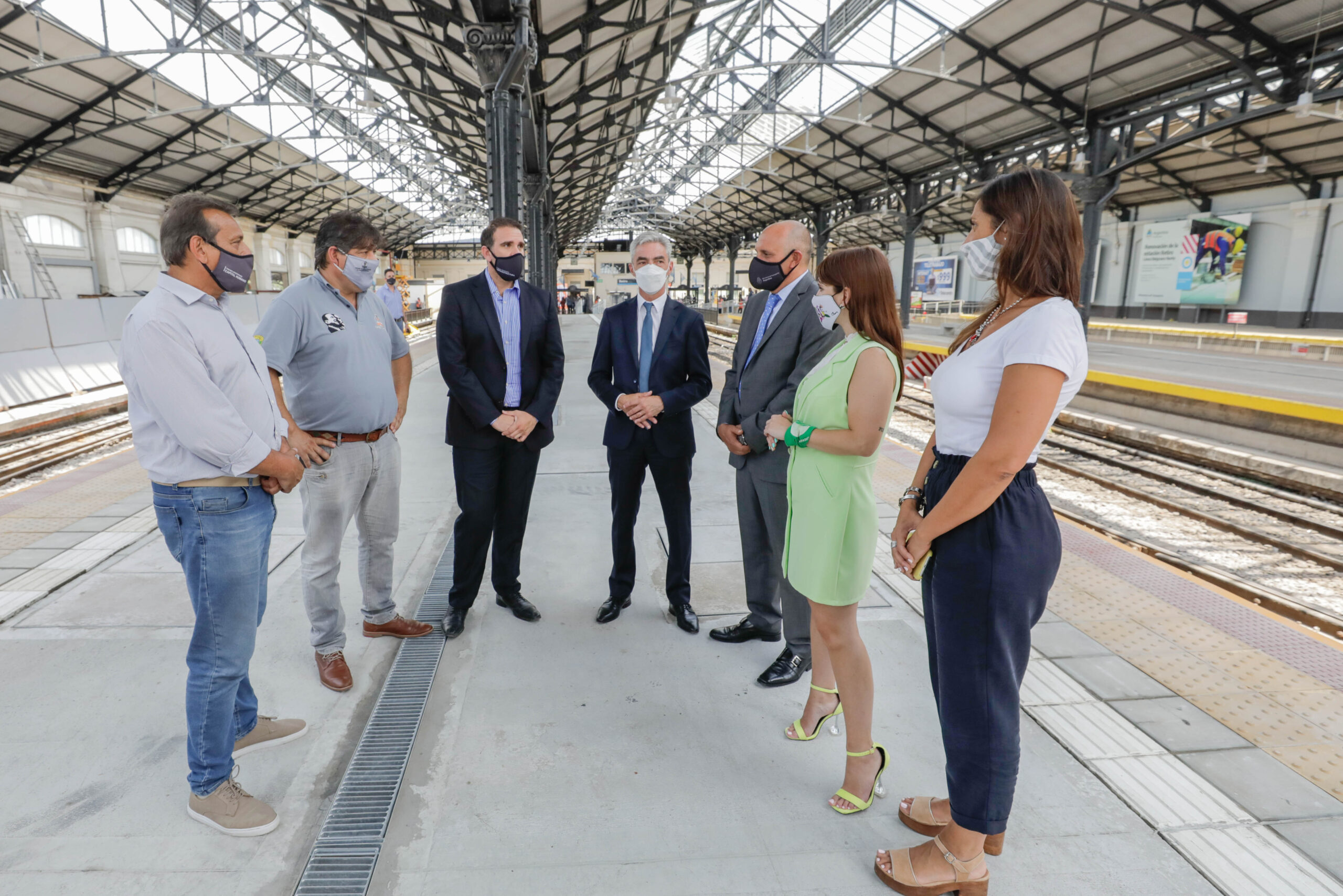 Inauguran la primera etapa de la renovación de la estación Retiro en la