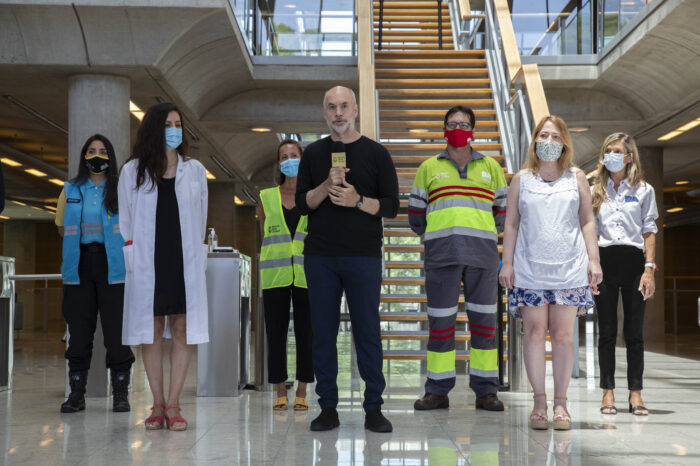 Rodríguez Larreta agradeció a los “héroes” de la pandemia y pidió cuidados especiales para las Fiestas