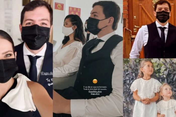 Las fotos de la China Suárez y sus hijas en el casamiento de su hermano: "Toda la felicidad del mundo"