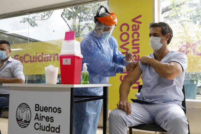 Este miércoles, 5.758 personas recibieron la vacuna contra el Coronavirus en CABA