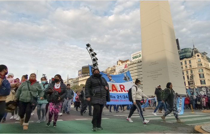 Una nueva jornada de piquetes y tránsito complicado en el centro porteño