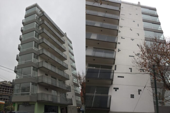 Se volvió viral en redes el edificio vacío de Larralde y Balbín con ventanas de tetris: “El arquitecto era un copado”