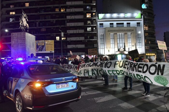 Una nueva protesta en Caballito tras la habilitación para reanudar obra del Parque Lineal