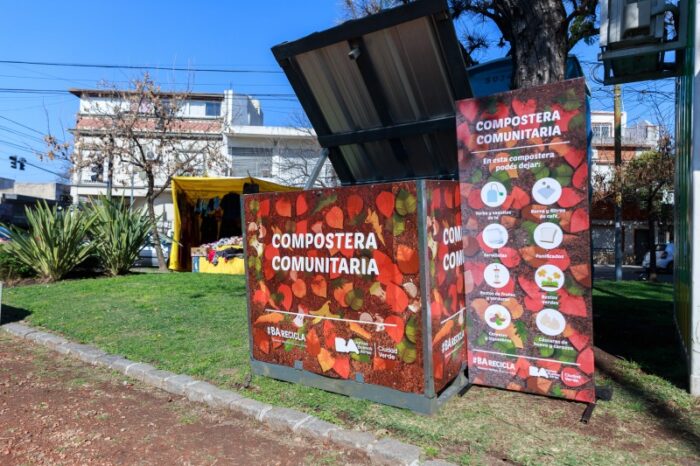 La Ciudad instaló composteras comunitarias en Puntos Verdes de las 15 comunas