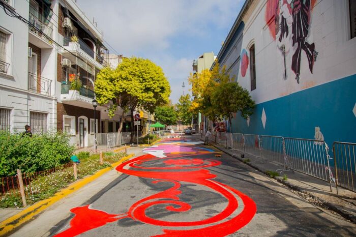 El mural de piso más grande de Buenos Aires será en homenaje al filete porteño