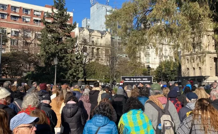 Memoria Activa conmemoró los 29 años del atentado a la AMIA: “Es demasiado tiempo para pensar que la Justicia no existe”