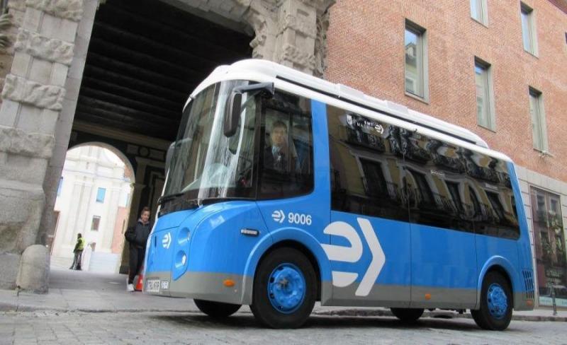 Sistema de minibuses eléctricos para la circulación en el casco histórico