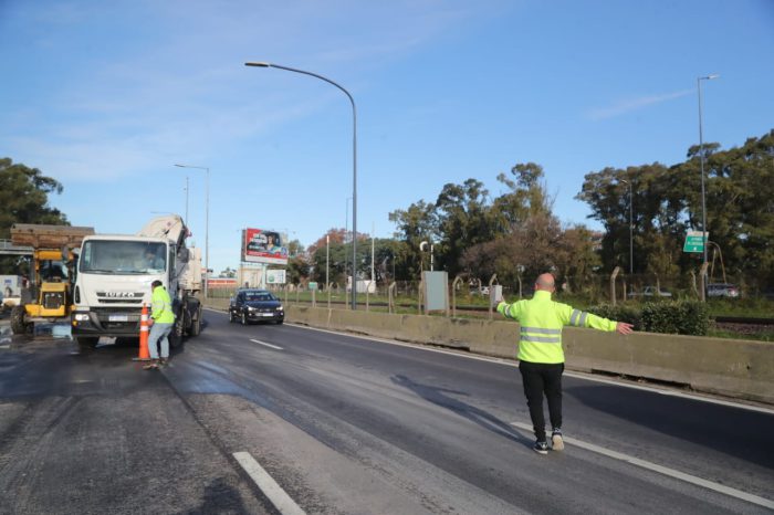 Avanzan los trabajos en Av. Cantilo y reabren 3 accesos en Autopista Illia