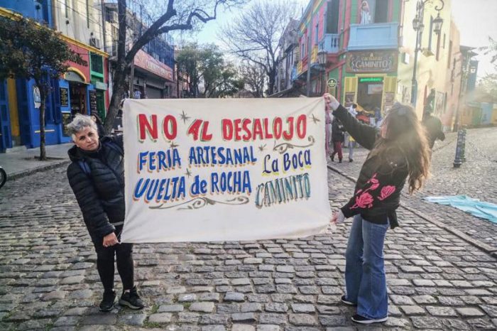 El GCBA desalojó la feria de Vuelta de Rocha en La Boca