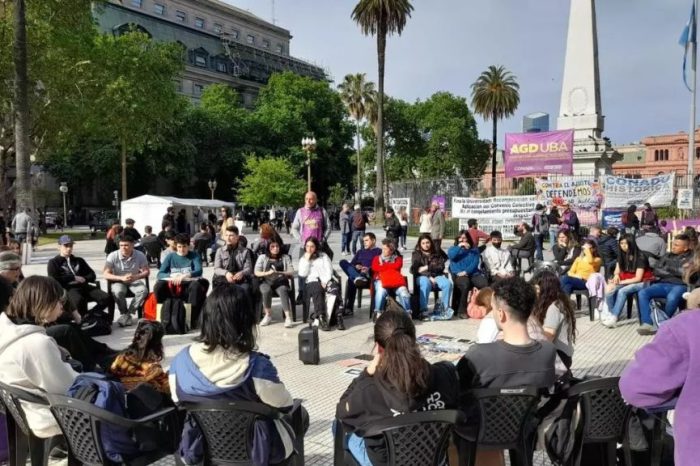 Segundo día de paro universitario: habrá mas de 100 clases públicas en Plaza de Mayo